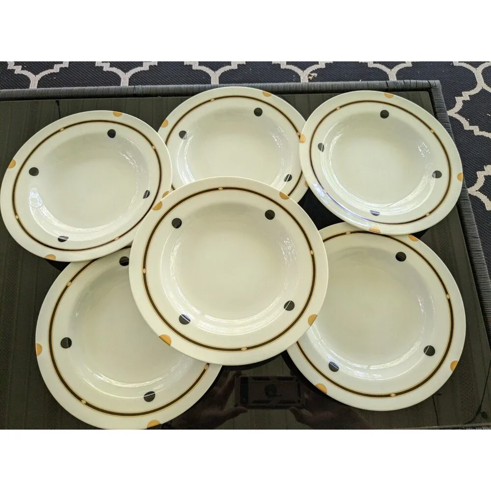Mikasa Volaire Vtg Set of 6 8.5